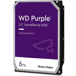 Disco Duro Purple Sata 6 Tb Western Digital 6Gb/S 5400 Rpm (MPN WD64PURZ, Almacenamiento para PC) img-1