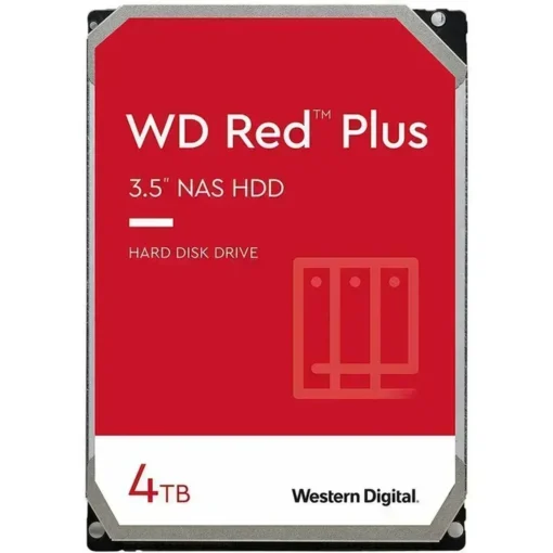 Disco Duro Red Plus 4Tb Western Digital Nas Sata 5400Rpm (Disco Duro Red Plus (MPN WD40EFPX, Almacenamiento para PC) img-1