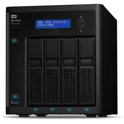 Western Digital Nas Wd My Cloud Pro Series Pr4100 (4 Bahías Hotswap, Raid (MPN WDBNFA0000NBK-NESN, Almacenamiento para PC) img-1