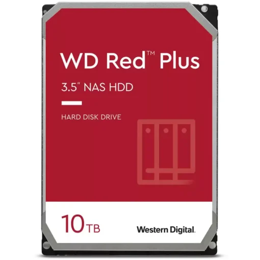 Western Digital Red Plus Nas Disco Duro Interno 10 Tb WD101EFBX