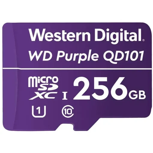 Western Digital Tarjeta Microsd Purple Sc Qd101 256Gb Sda 6.0 (Tarjeta Microsd WDD256G1P0C img-1