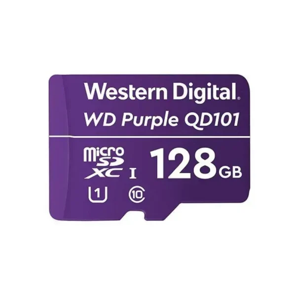 Western Digital Tarjeta microSDXC Purple SC QD101, 128GB, Cl WDD128G1P0C img-1