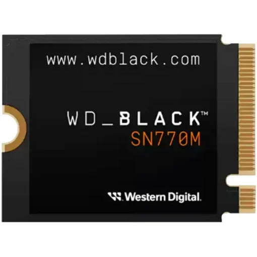 Western Digital Unidad Ssd 500Gb Wd_Black Sn770M M.2 2230 Nvme™, W 5000Mb/S, R WDS500G3X0G