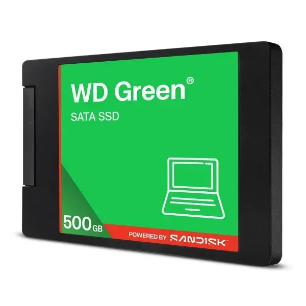 Western Digital WD Green SSD - Internal hard drive - 500 GB - 2.5" - Solid state (MPN WDS500G5G0A, Almacenamiento para PC) img-1