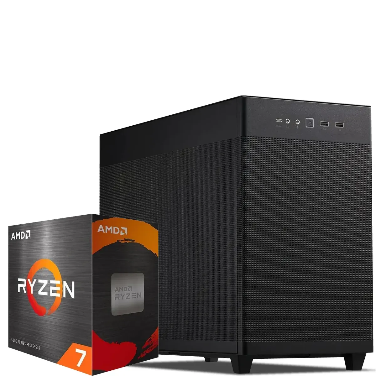 Workstation AMD Ryzen 7 5700, RTX 5060 8GB, 32GB RAM, 1TB NVMe, WiFi 5 (MPN CE-009218, Workstations Personalizadas) img-1