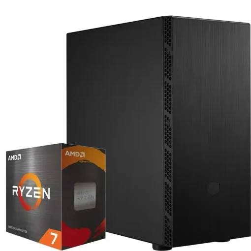 Workstation AMD Ryzen 7 5700X, RX 6600 8GB, 32GB D4, 512GB NVMe, 2TB HDD, WiFi 6 CE-001920 img-1