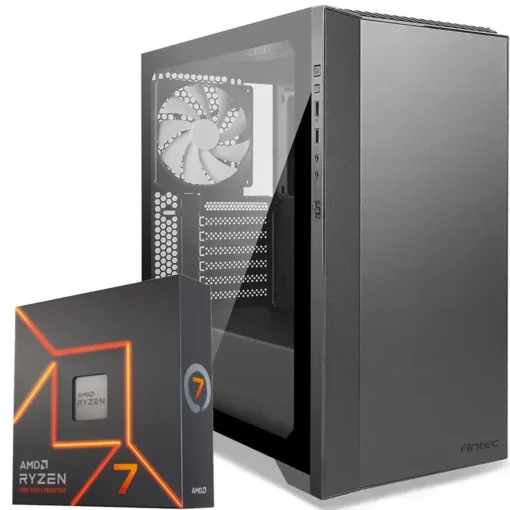 Workstation AMD Ryzen 7 7700X, RTX 4070. 32GB RAM DDR5, 1TB NVMe, 2TB HDD (MPN CE-000391, Workstations Personalizadas) img-1