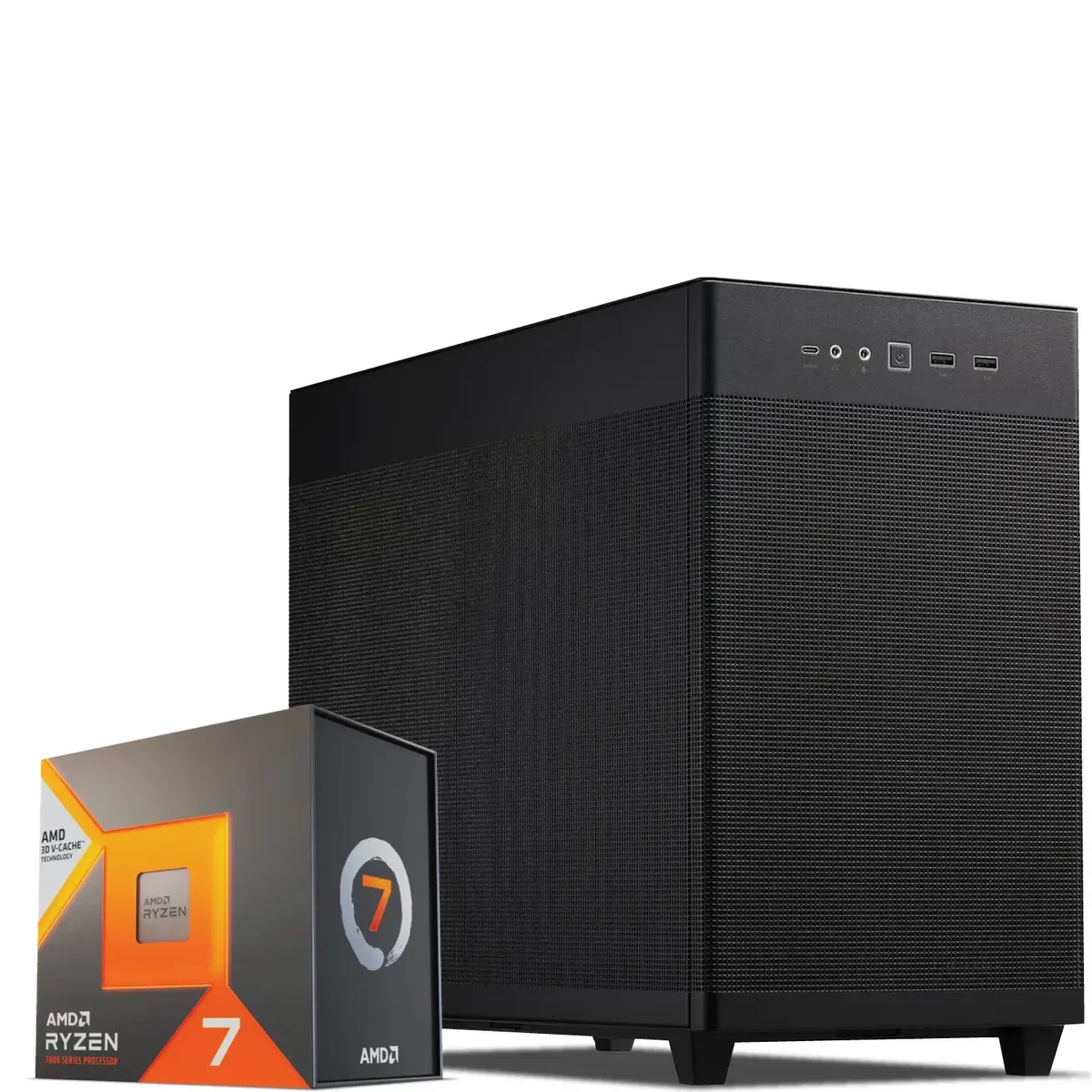 Workstation AMD Ryzen 7 7800X3D, RTX 5060 Ti 16GB, 32GB RAM, 1TB NVMe (MPN CE-009224, Workstations Personalizadas) img-1