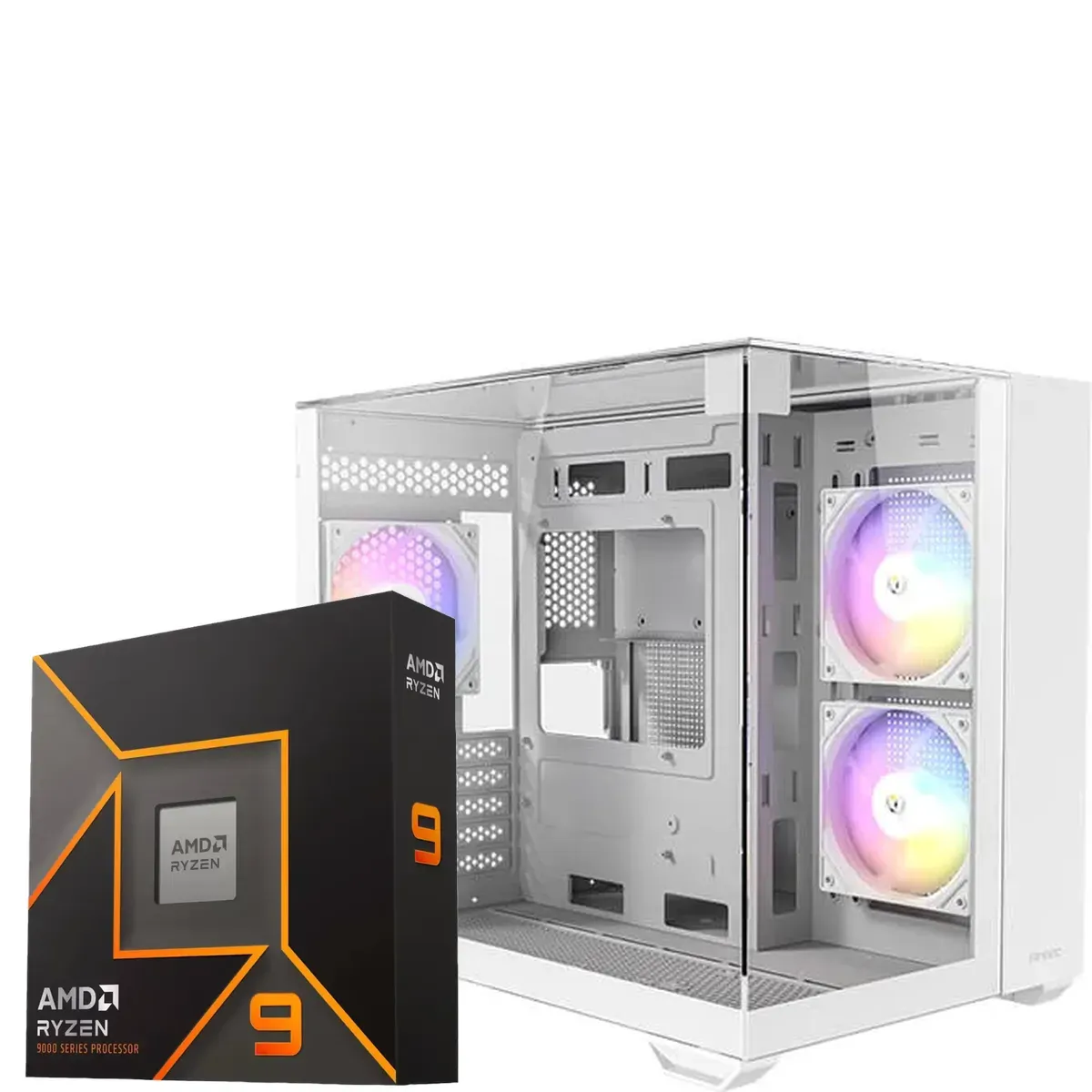 Workstation AMD Ryzen 9 9900X 32GB RAM 0 NVMe | Centrale