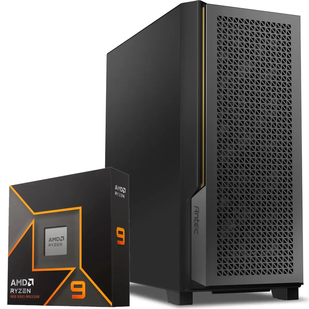 Workstation AMD Ryzen 9 9900X 32GB RAM 0 NVMe | Centrale