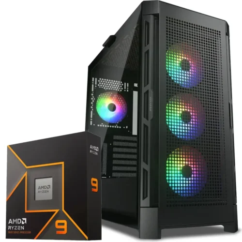 Workstation AMD Ryzen 9950X, RTX 5090 32GB, 64GB RAM, 1TB NVMe, 6TB HDD (MPN CE-008973, Workstations Personalizadas) img-1