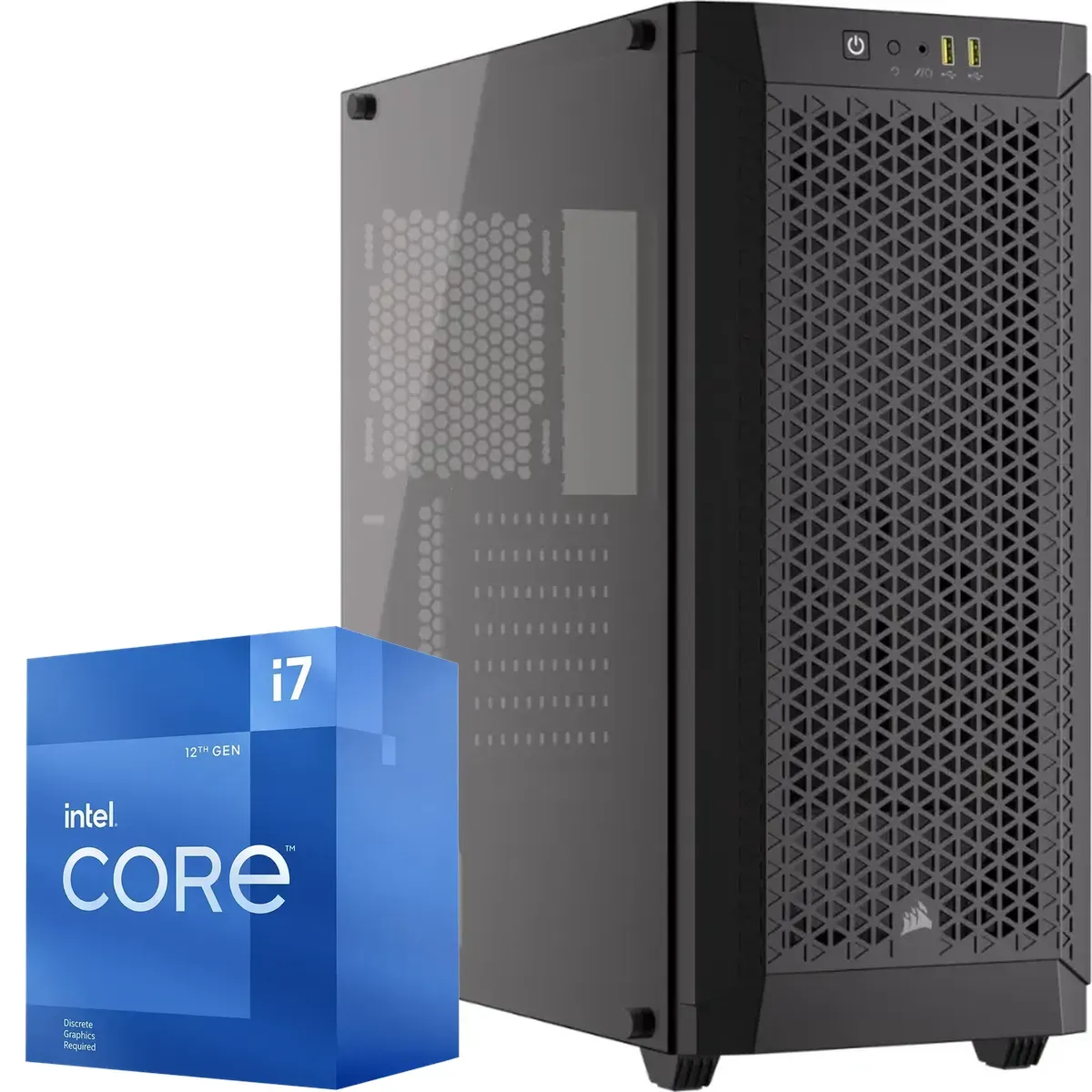 Workstation Intel Core i7-12700F, RTX 3050 6GB, 32GB RAM, 500GB NVMe, 500GB Sata (MPN CE-009280, Workstations Personalizadas) img-1