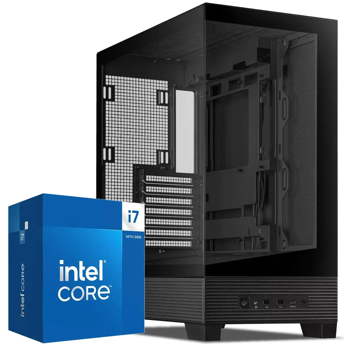 Workstation Intel Core i7-14700, RTX 5060 Ti 16GB, 64GB RAM, 5TB NVMe, WiFi 6E (MPN CE-009267, Workstations Personalizadas) img-1