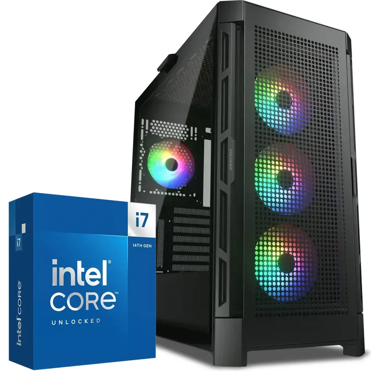 Workstation Intel Core i7-14700K, 64GB RAM, 4TB NVMe 4.0, WiFi 6E (MPN CE-008929, Workstations Personalizadas) img-1