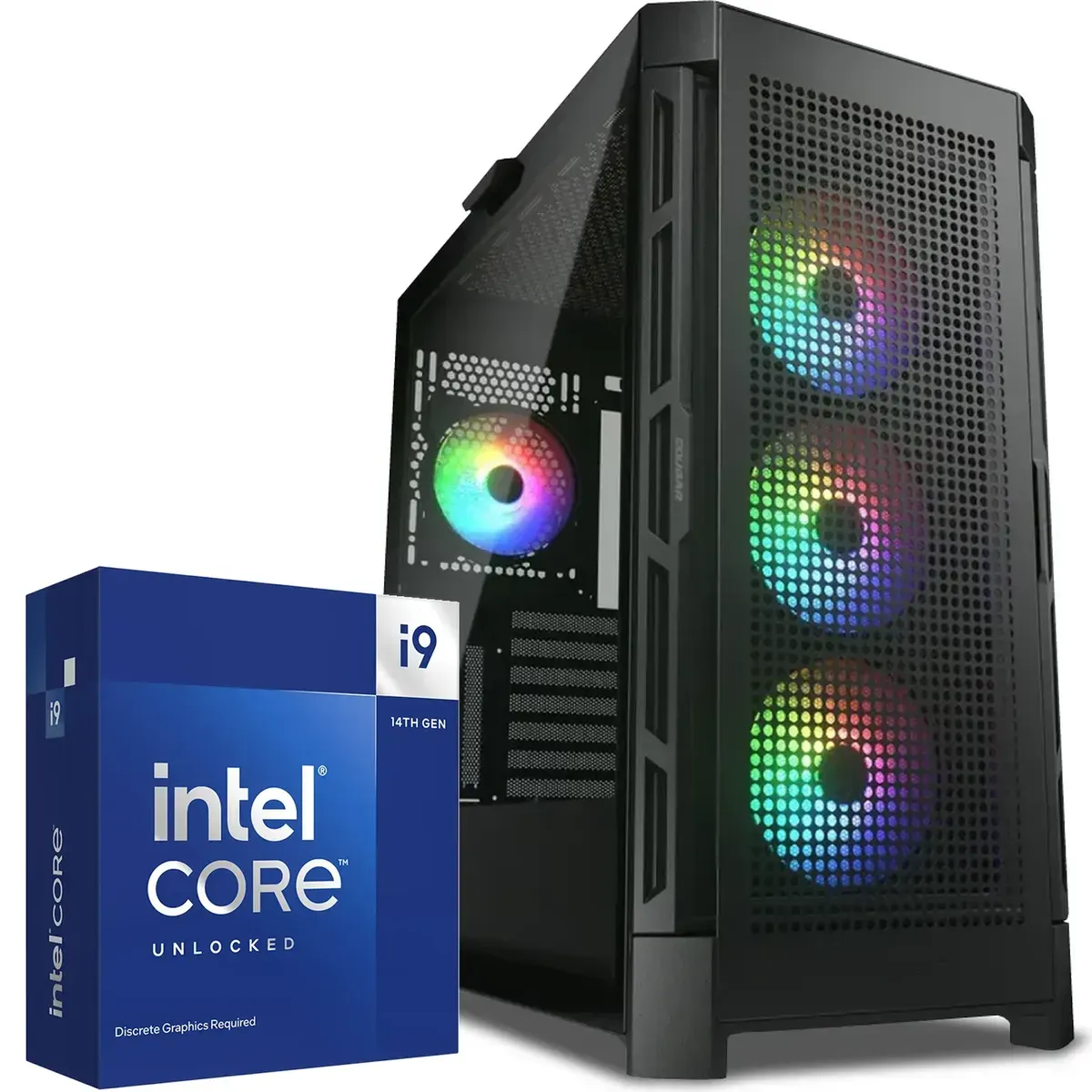 Workstation Intel Core i9-14900KF, RTX 5080 16GB, 32GB RAM, 512GB NVMe, WiFi 6 (MPN CE-008989, Workstations Personalizadas) img-1