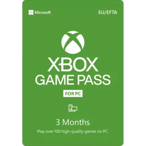 Xbox Suscripción Microsoft Game Pass Para Pc (3 Meses, Descargable QHT-00003
