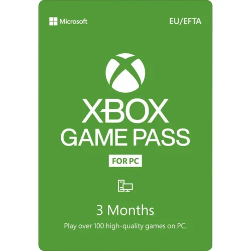 Xbox Suscripción Microsoft Game Pass Para Pc (3 Meses, Descargable QHT-00003 img-1
