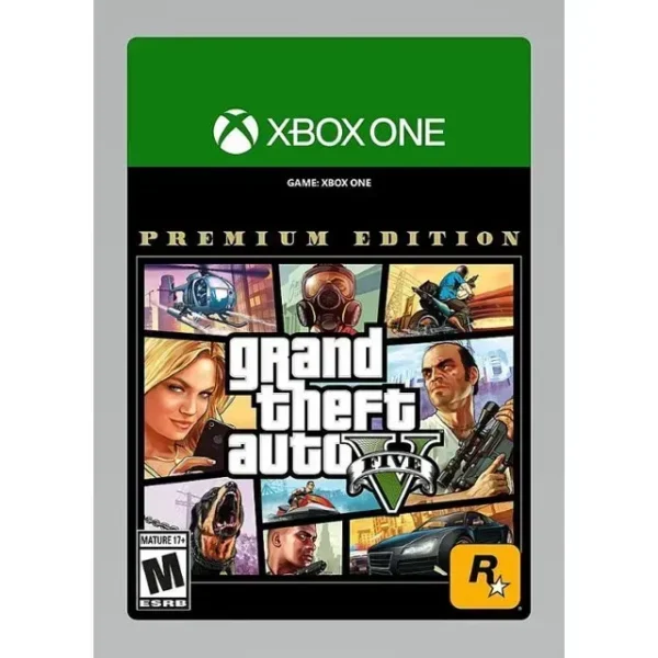 Xbox Videojuego Grand Theft Auto V: Premium Microsoft One (Descargable, Online 7D4-00321 img-1