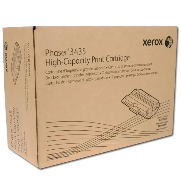 Xerox Cartucho De Tinta Phaser 3435. Negro 106R01415 img-1