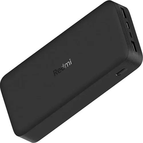 Xiaomi Batería Portátil Redmi De 20.000Mah Carga Rápida 18W, 74Wh, 3.6A, Negro 26922 img-1