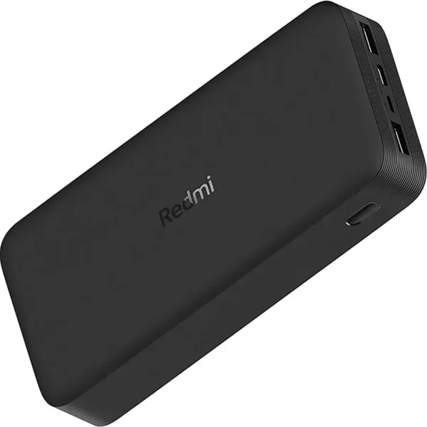 Xiaomi Batería Portátil Redmi De 20.000Mah Carga Rápida 18W, 74Wh, 3.6A, Negro 26922 img-1