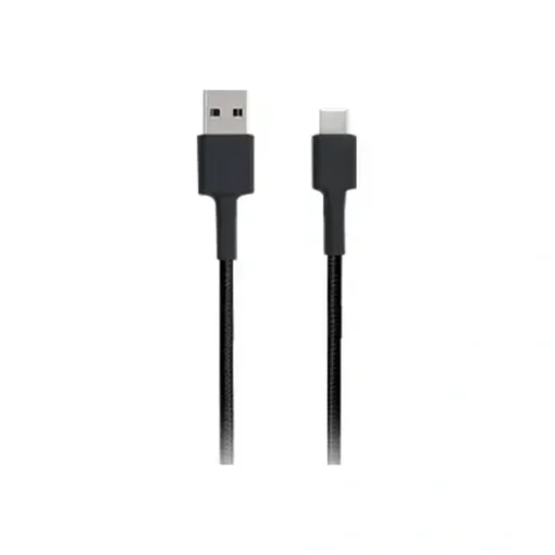 Cable USB Xiaomi Mi Braided USB-A a USB-C, 3A, 1m, Negro (MPN 18714, Cables y accesorios para PC) img-1