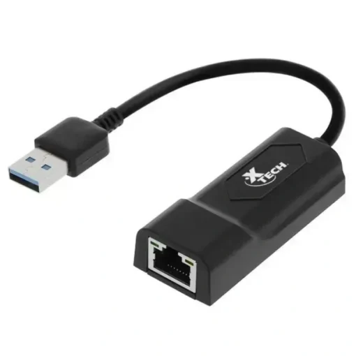 Xtech Adaptador De Usb 3.0 A Rj-45 (100/1000Mbps, Negro (MPN XTC-373, Adaptadores y Accesorios De Red) img-1