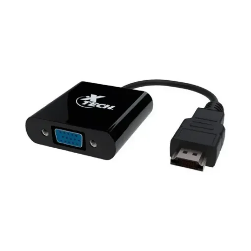 Xtech Adaptador Hdmi Macho A Vga Hembra , Resolución 1080P, 5Gbps, 0.3M XTC-363 img-1