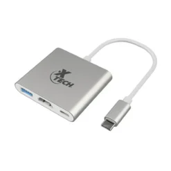 Adaptador Multipuerto Xtech USB-C a HDMI, USB 3.0, Resolución 4K (MPN XTC-565, Adaptadores, HUBs y Dockings) img-1