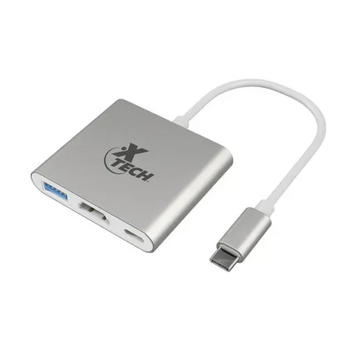 Xtech Adaptador Multipuerto Usb Type C Hdmi (F) Type C(F) Usb 3.0(F) 3 In One XTC-565 img-1