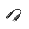 Adaptador Xtech USB-C Macho a 3.5mm Hembra, 10cm, Negro, Duradero (MPN XTC-509, Cables y accesorios para PC) img-1