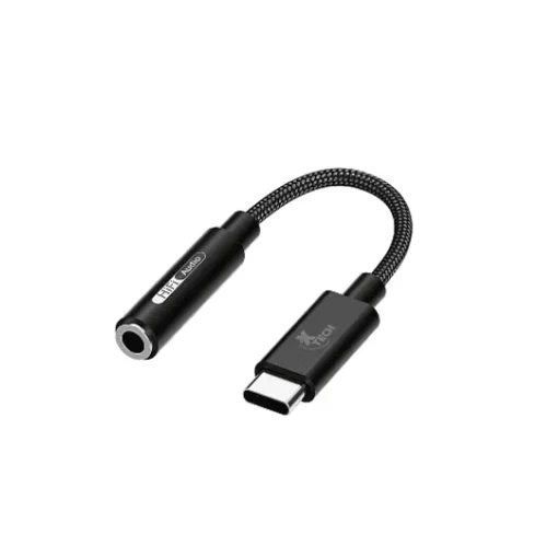Xtech Audífono Jack Adapter 24 Pin Usb-C 3.5Mm Trrs 10 Cm Negro Usb (MPN XTC-509, Cables y accesorios para PC) img-1