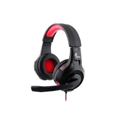 Xtech Audífonos Gamer Ixion (2 Metros, Jack 3.5Mm, Negro/Rojo XTH-541 img-1