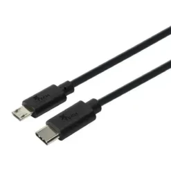 Xtech Cable Con Conector Tipo C Macho A Micro-Usb Macho 1.8Mts P/N (MPN XTC-520, Accesorios para portátiles) img-1