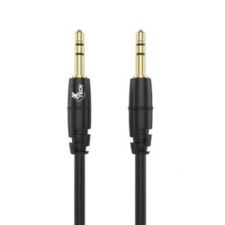Xtech Cable De Audio Miniconector Macho A Miniconector Macho 1 M Negro, Blanco (MPN XTG-232, Cables y accesorios de audio) img-1