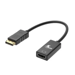 Xtech Display Adapter 20 Pin Displayport 19 Pin Hdmi Type A Negro Dis (MPN XTC-378, Cables, adaptadores y accesorios para pantallas) img-1