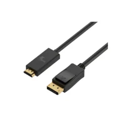 Xtech Display Cable Displayport Dp Hdmi 3 M Negro Dp (M) To Hdmi (M (MPN XTC-359, Cables y accesorios para PC) img-1