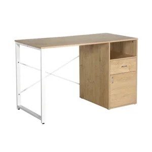 Xtech Escritorio De 1 Nivel Con Gabinete , Hasta 40Kg, Color Madera Beige XTF-CD631
