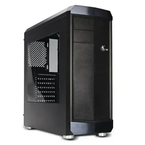 Xtech Gabinete Environ (Atx, Ventana Acrílica, Frontal Malla, Negro (MPN XT-GMR2, Gabinetes para PC) img-1