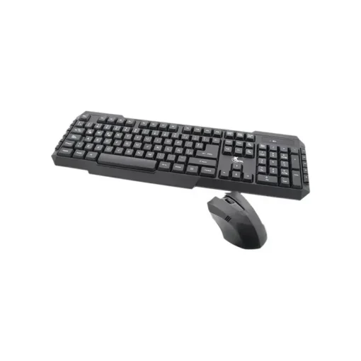 Xtech Kit Mouse + Teclado Inalámbrico 1.200Dpi Dongle Usb Negro (Kit Mouse XTK-309S img-1