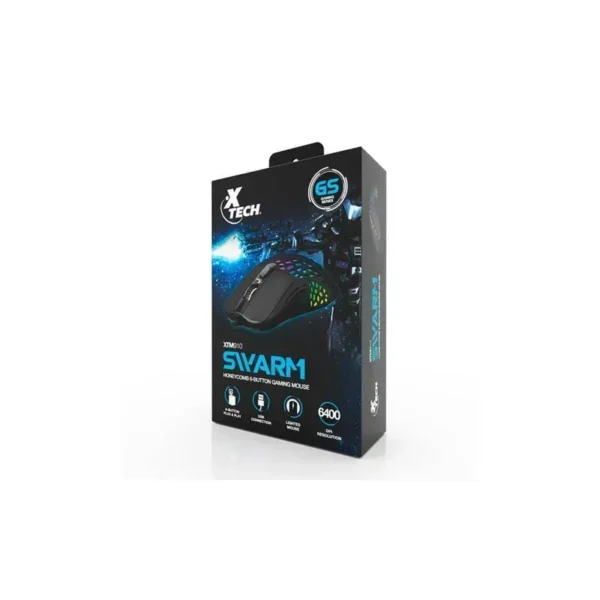 Xtech Mouse Gamer Wired Swarm Usb 6400 Dpi (Mouse Gamer Wired Swarm Xtm-910 Usb XTM-910 img-1
