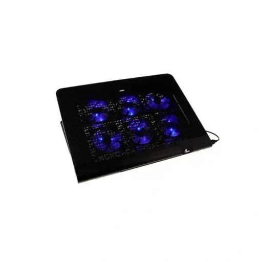 Base con Ventilador Xtech Kyla, Hasta 17", 6 Ventiladores LED, Negro (MPN XTA-160, Bases Notebook) img-1
