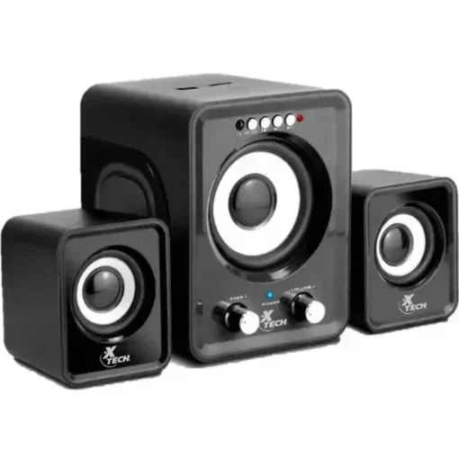Xtech Parlante Xts375, Controles En Panel Frontal, Entrada Auxiliar (MPN XTS-375BK, Sistemas de audio) img-1