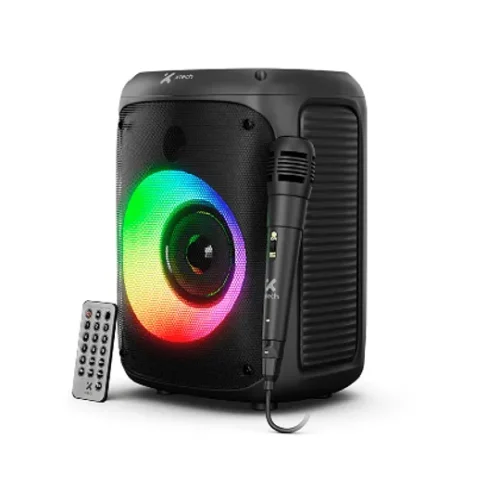 Xtech Speaker Negro Brontex Wls Con Led Wired Mic (MPN XTS-661, Sistemas de audio) img-1