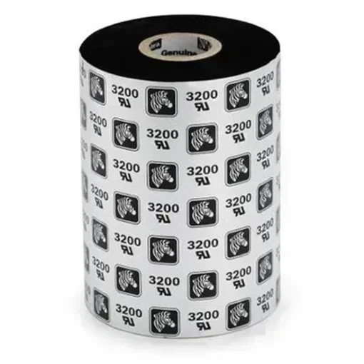 Zebra Rollo De Transferencia Térmica Ribbon Cera 110Mmx450M 6000Wax 24/Box (MPN 06000BK11045, Impresoras POS) img-1