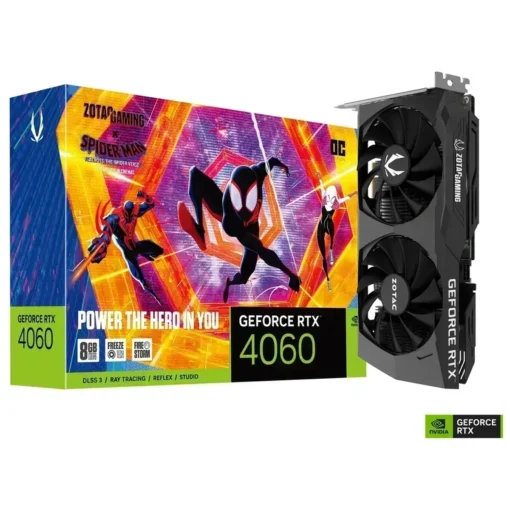Zotac Tarjeta De Video Gaming Geforce Rtx 4060 Oc De 8Gb Gddr6 (Edición (MPN ZT-D40600P-10SMP, Tarjetas gráficas para PC) img-1