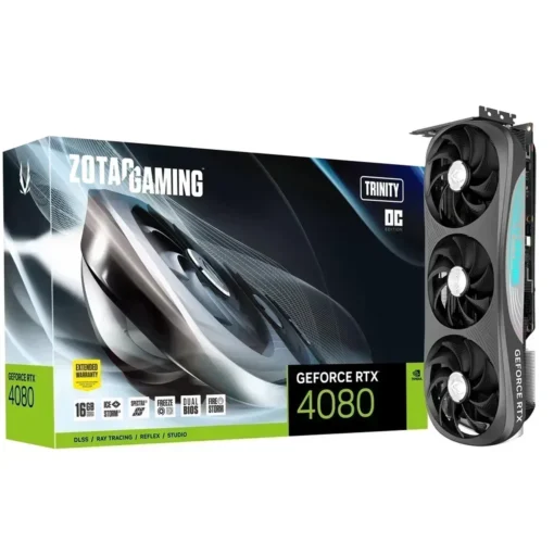 Zotac Tarjeta De Video Gaming Geforce Rtx 4080 16Gb Trinity Oc (MPN ZT-D40810J-10P, Tarjetas gráficas para PC) img-1