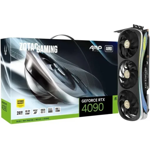 Zotac Tarjeta De Video Gaming Geforce Rtx 4090 Amp Extreme Airo, 24Gb Gddr6X (MPN ZT-D40900B-10P, Tarjetas gráficas para PC) img-1