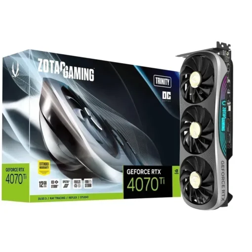 Zotac Tarjeta De Video Vga Rtx 4070 Ti Trinity Oc 12Gb (Tarjeta De Video Vga Rtx (MPN ZT-D40710J-10P, Tarjetas gráficas para PC) img-1