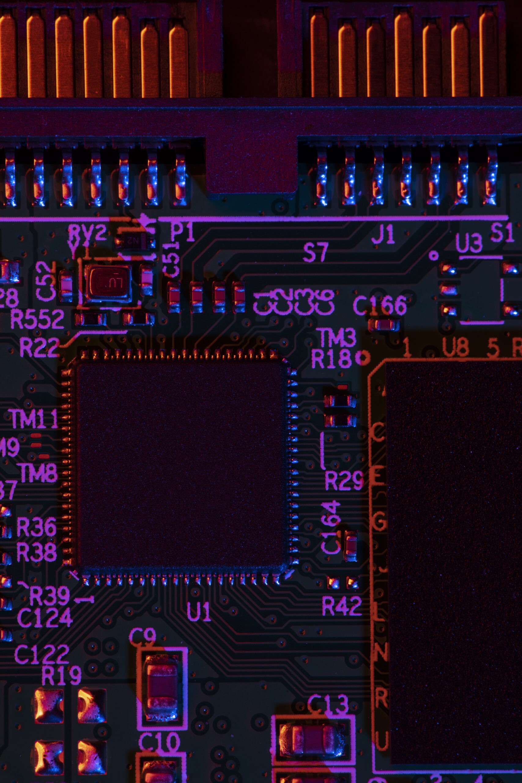 top view hard drive with purple details scaled